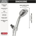 thumbnail image 5 of Delta Power Drench H20Kinetic Technology Brushed Nickel Hand Shower - 75536SN, 5 of 6