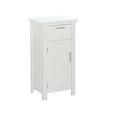 thumbnail image 3 of RiverRidge Somerset 1-Door Bathroom Laundry Storage Cabinet with Adjustable Shelf - White, 3 of 13