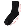thumbnail image 3 of Penkiiy Warm Socks for Men Winter super thick plus fleece wool socks Men's warm wool socks Solid color sock Khaki Socks, 3 of 4