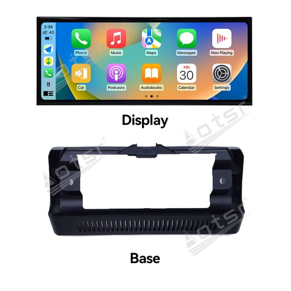 Aotsr Qualcomm 15.8 inch Car Radio Android 14 For Mercedes Benz A/GLA Class X156 2013-2015 Car Carplay Auto Stereo GPS Navigation IPS Screen BT (NTG4.5)