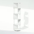 thumbnail image 2 of Furinno Basic 5-Tier Zigzag Corner Multipurpose Standing Shelf, White/White, 2 of 6