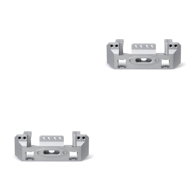 Vogacara 1/10 parachoques delantero de coches con control remoto con soporte de base de servo, parte de actualización, simulación, reemplazo de piezas, Type1 NO1 Vogacara CBP189960