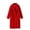 Red, variant on Virmaxy Women's Fuzzy Fleece Open Front Long Cardigan Coat Solid Faux Lamb Wool Thicken Shacket Jacket with Pocket Notch Collar Long Sleeve Button Plush Outwear Jacket Red S