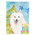 thumbnail image 1 of Carolines Treasures CK1875CHF Christmas Tree Japanese Spitz Flag Canvas House Size, 1 of 4