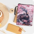 thumbnail image 3 of HELLHERO Polyester Fabric Book Organizer Bag for Men Book Carrying Case with Lightweight Book Storage Bag Book Organzoer Holder for Textbooks Cherry Blossom, 3 of 7