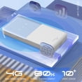 thumbnail image 5 of NFTIGB 4G LTE Mobile Hotspot 300Mbps High Speed Pocket WiFi Mobile Router Supports 10 Connected Devices for Travel White Gray (4.33x2.17x0.55 inches / 110x55x14 mm), 5 of 9