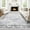 Gray tone, variant on 2x6 Washable Runner Rug, Non-Slip, Vintage Floor Carpet, Low Pile, Distressed Pearl Velvet, Foldable, Soft, Bathroom, Laundry, Entryway, Blue.
