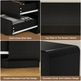 thumbnail image 6 of VNT Black 8-Drawer Dresser,40" Length Large Storage Nightstand,Anti-Tip Legs Suitable for TV Stand Upt to 45inch,for Living Room Bedroom, 6 of 12
