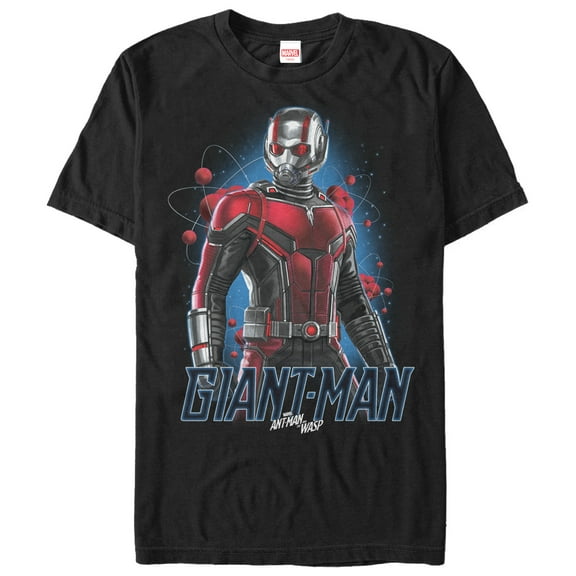 Men's Marvel Ant-Man and the Wasp Giant-Man Atom  Graphic Tee Black 4X Large
