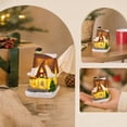 thumbnail image 6 of Gunhay Lighted Christmas Village Houses Set, Battery Operated Resin Christmas House with LED Light Village Figurines, F, 6 of 7