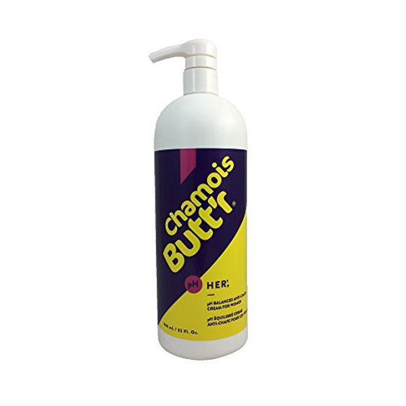 Chamois Butt`r Her` Anti-Chafe Cream, 32 oz Bottle with Pump