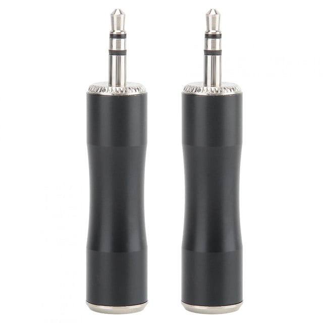 2 uds 3,5mm macho a chapado en oro Mini XLR conector adaptador de Audio equilibrado macho de 3 pines