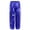 Blue, variant on Kids Girls Boys Metallic Dance Pants Hip Hop Jazz Street Dance Trousers Athletic Harem Sweatpants Hot Pink 120