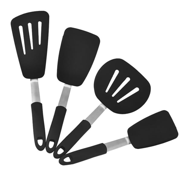 Silicona Turner Espátulas Resistentes Al Calor Utensilios De Cocina Antiadherentes Para Cocinar Huevos Panqueques Utensilios De Cocina Guardurnaity HA041742-02