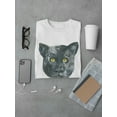 thumbnail image 3 of Black Panther With Yellow Eyes Tee Men's -Image by Shutterstock, 3 of 4