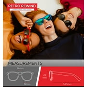 Polarized Sunglasses for Men Women Classic Vintage 80s Shades UV Protection Sun Glasses