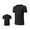 Black, variant on Tungbrin Gym Shirts Men Summer Big and Talls Quick Dry Short Sleeve Crewneck Tees Stretchy Athletic Running T-Shirts