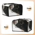 thumbnail image 3 of Picia Black And White Boston Terrier Print 4 Slice Toaster Cover , Toaster Protector Dustproof Kitchen Appliance Cover, Kitchen Appliance Dustproof Protector, 3 of 7