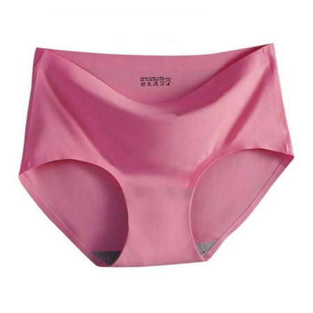 

Women s Microfiber Seamless Cool Ice Silk Briefs Mid-Waist Light Tummy Control Panties No Show No Pinching No Problems Modern Underwear