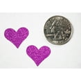 thumbnail image 3 of Stickers for Kids Fun Label Heart Sticker in Purple Glitter - 400 Pack by Royal Green, 3 of 5