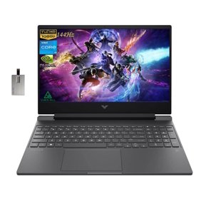 HP Victus 15.6" FHD 144Hz Gaming Laptop, Intel 12th Core i5-12450H, 32GB RAM, 2TB PCIe SSD, NVIDIA GeForce GTX 1650 Graphics, Backlit Keyboard, Win 11 Pro, Mica Silver, 32GB Hotface USB Card