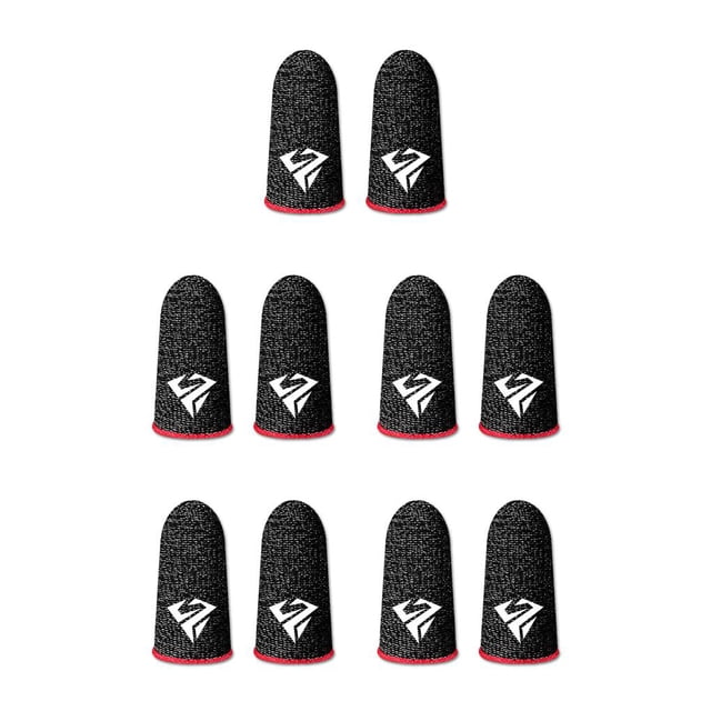 Guantes de pantalla táctil Methold 10 piezas antideslizantes Rojo Type2 NO2