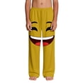 thumbnail image 4 of SGFCWSX Boys Casual Pants Elastic Waist Loose Fit with Pockets Graphic Trousers for Kids Yellow Size 8 Years, 4 of 9
