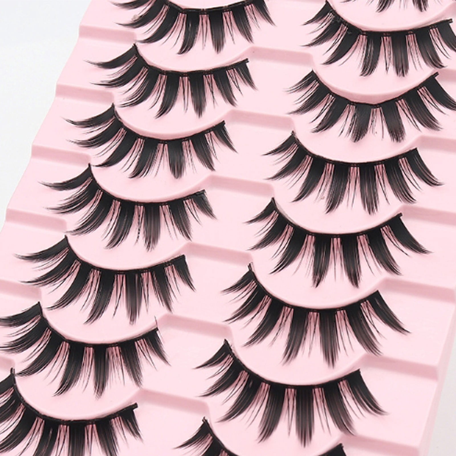 Lashes 3d Dramatic Lashes Clear Band 18mm Lashes Pack Half Lashes Natural Look 3d Brush 4d Lashes 27mm Eyelash Extension Individual Lashes Individual Eye Lashes Pack Thick Lashes 25mm in Bulk 25mm