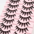 thumbnail image 4 of Manga Lashes Natural Look False Eyelashes Anime Lashes Wispy Spiky 8d Volume Eyelashes Pack Korean Japanese Asian Eyelashes Look Like Individual Cluster, 4 of 7