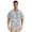Watercolor Mountain Range, variant on Dailycode Men's Casual Button Down Shirts Short Sleeve Summer Hawaiian Beach Shirt, Groovy Rainbow and Flowers