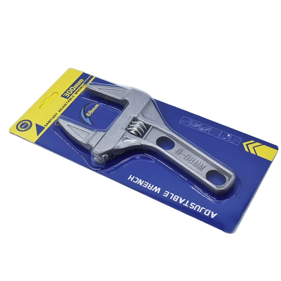 findmall 6-68mm Wide Adjustable Large Spanner Wrench Hand Nut Opening Pipe Tool Jaw