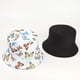 thumbnail image 5 of Sombreros de verano con protección solar, estampados a la moda, para exteriores, sombrero de pescador, gorra para mujer, 5 of 5