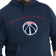 thumbnail image 7 of Men's G-III Sports by Carl Banks Navy Washington Wizards Adaptive Team Arc Fleece Hoodie, 7 of 7