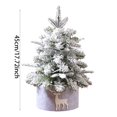 thumbnail image 2 of Elegant Festive Tabletop Holiday Centerpiece For Home Lifelike Realistic Design Durable Sturdy Base Christmas Tree Display, 2 of 5