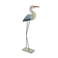 thumbnail image 2 of Chesapeake Bay Estatua de pájaro de garza azul de madera tallada a mano de 29 pulgadas, decoración costera para el hogar, arte de escultura Chesapeake Bay 66790, 2 of 4