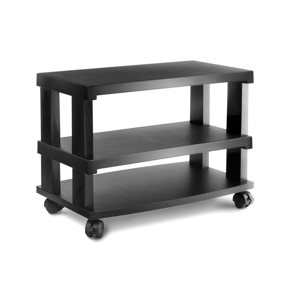 Aleratec 3Tier LCD LED TV Stand Wheeled Entertainment Center Walmart