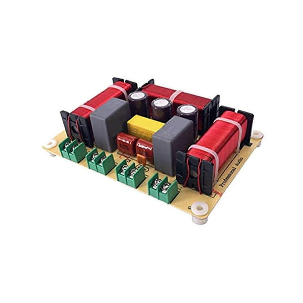1 unidad divisor de frecuencia de altavoz de 4 vías y 300 W para cine en casa, HiFi estéreo, circuito de audio estéreo de 4 unidades