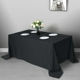 thumbnail image 2 of BalsaCircle 90" x 132" Premium Polyester Rectangular Tablecloth Table Linens Black, 2 of 8