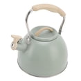 thumbnail image 4 of Modern Tea Pot, Stainless Steel 3L Rustproof Whistling Teapot Ergonomic Handle Flat Bottom  For Induction Cooker, 4 of 8