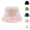 Pink, variant on Outdoor Waterproof Bucket Hat - Sun Protection Hiking 2022 Winter Hat For Men Women Teddy Sports Hats Warm Winter Outdoor Travel Festival Gift Fisherman Hat
