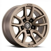 ICON ALLOYS VECTOR 5 17X8.5 5X127 -6ET 56.1CB BRONZE WHEEL Fits select: 2010-2015 JEEP GRAND CHEROKEE, 2021 JEEP WRANGLER UNLIMITED