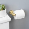 thumbnail image 3 of Wall Mounted Toilet Paper Holder Bathroom Toilet Paper Holder SUS304 Stainless Steel Brushed Gold, 3 of 5