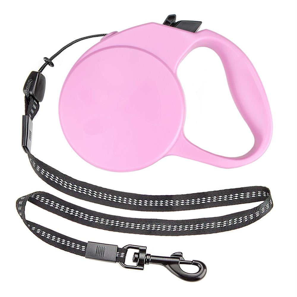 10foot Pink ExtraSmall Retractable Dog Leash