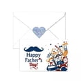 thumbnail image 1 of GUOOL 2xFather's Day Card Includes Envelope Holiday Greeting Card for Dad Men Father White, 1 of 9
