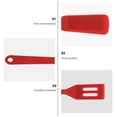 thumbnail image 3 of WRISTBIQUE 2Ud Espátulas De Silicona Rojas Para Con Materiales Premium Aptas Para Cocina Doméstica Y Profesional, 3 of 8