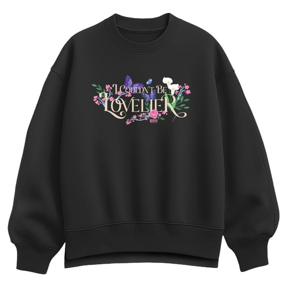 Wicked - Glinda 2 - Ladies Oversized Fleece Crew Sweatshirt
