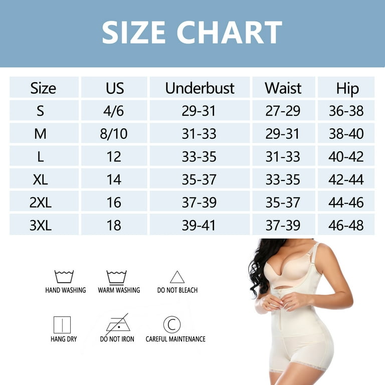  Latex Body Shaper Post Parto Surgery Girdle Underbust Corset  Butt Lifter (Color : Beige, Size : XX-Large) : Everything Else