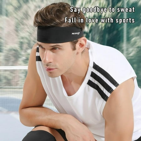 Clearance! Headband Ice Silk Sports Hair Bands Outdoor Biking Running Breathable Yoga Fitness Headband For Men