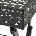 thumbnail image 6 of vidaXL Vintage Style 22.8" Folding Tea Table, Black, 6 of 9