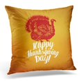 thumbnail image 1 of BSDHOME Bird Thanksgiving Calligraphy Turkey Label Sign Dinner Pillow Case Pillow Cover 20x20 inch, 1 of 1